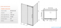 Sanplast kabina KND2/ALTII narożna prostokątna  80x150-160x210 cm grafit 600-121-0851-42-491