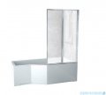 Besco Integra 150x75cm wanna prawa + parawan 2-skrz + obudowa + syfon #WAI-150-PP2/#OAI-150-NS/19975