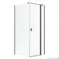 Radaway Nes Kdj II Brushed GunMetal kabina 80x70cm prawa szczotkowany grafit 10032080-92-01R/10039070-01-01