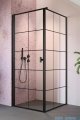 Radaway Nes Black Kdj I Factory kabina 90x90cm lewa industrialny, loft