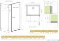 Radaway Arta Kds I kabina 130x70cm prawa szkło przejrzyste 386820-03-01R/386102-03-01R/386109-03-01