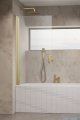 Radaway Nes Pnj Brushed Gold parawan nawannowy 70cm lewy szczotkowane złoto 10011070-99-01L