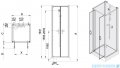 Sanplast Basic Complete KCDDp/BASIC+Bza kabina czterościenna kompletna 80x80x202 cm przejrzysta 602-460-2420-01-4B0
