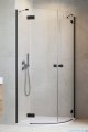 Radaway Essenza Black Pdd kabina 90x90cm szkło przejrzyste 1385001-54-01L/1385001-54-01R