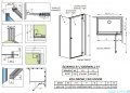 Radaway Essenza 8 Kdj kabina 110x70cm prawa szkło przejrzyste 10480712-01-01R/10470337-01-01R/10113070-01-01