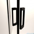 Radaway Premium Pro Black Kdd  kabina 80x90cm czarny mat/szkło przejrzyste 1017080-54-01L/1017090-54-01R