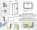 Radaway Idea Black Kds kabina prysznicowa 100x100 prawa czarny mat/szkło przejrzyste 10115100-54-01R/10117100-01-01