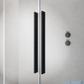 Radaway Furo Black DWJ drzwi prysznicowe 100cm prawe szkło przejrzyste 10107522-54-01R/10110480-01-01