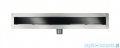 Besco Virgo Black czarny odpływ liniowy 80x6cm OL-80-VBL