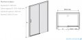 Sanplast Free Zone D2L(P)/FREEZONE drzwi przesuwne 140x190 cm prawe czarny matowy 600-271-3200-59-401