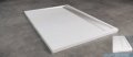 SanSwiss WIA Brodzik konglomeratowy prostokątny 80x120cm biały WIA801200404
