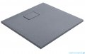 Oltens Bergytan brodzik kwadratowy 90x90 cm RockSurface szary beton 17101700