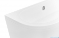 Besco Vista wanna 150x75cm wolnostojąca przyścienna z syfonem #WKV-150-WS