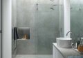 Besco Aveo kabina walk-in 120x195cm przejrzyste AV-120-195-C