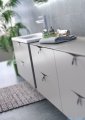 Oristo Siena szafka z umywalką Amelia 120x50x45 biały połysk OR45-SD2S-120-1/UME-AM-120-92-C