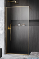 Radaway Modo F II Gold kabina Walk-in 125x201cm Złoty połysk szkło przejrzyste 10409125-09-01