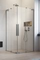 Radaway Furo SL Brushed Nickel KDD kabina 90x120cm szczotkowany nikiel 10305090-91-01L/10305120-91-01R