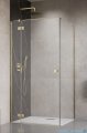 Radaway Essenza 8 Brushed Gold Kdj kabina 100x90cm lewa szczotkowane złoto 10480612-01-01L/10470337-99-01L/10113090-01-01