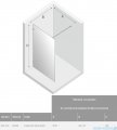 New Trendy Avexa kabina Walk-In 60x200 cm przejrzyste EXK-1937