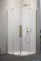 Radaway Furo Brushed Gold KDD kabina 110x100cm  szczotkowane złoto 10105110-99-01L/10105100-99-01R