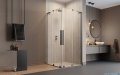 Radaway Furo SL Brushed GunMetal KDD kabina 110x100cm szczotkowany grafit 10305110-92-01L/10305100-92-01R