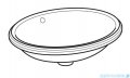 Geberit VariForm Umywalka owalna z przelewem 56x46cm 500.752.01.2