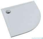 Schedpol Schedline Libra Smooth White brodzik półokrągły 80x80x3cm 3SP.L1O-8080