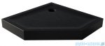 New Trendy Mild Stone brodzik akrylowy pięciokątny 90x90x11,5 cm czarny B-0561