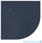 Sanplast Structure Mineral BP-M/STRUCTURE brodzik półokrągły 100x100x1,5 cm szary łupek 645-360-0440-51-010