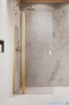 Radaway Nes KDD II Gold kabina walk-in 100cm lewa złoty połysk szkło przejrzyste 10031100-09-01L