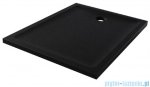 New Trendy Mild Stone Brodzik akrylowy prostokątny 80x120x4,5 cm czarny B-0593