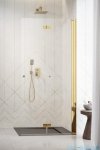 Radaway Nes 6 Gold KDD B kabina walk-in 100cm prawa złoty połysk szkło przejrzyste 10024100-09-01R