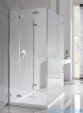 Radaway Euphoria KDJ P Kabina przyścienna 100x80x100 lewa szkło przejrzyste + brodzik Argos D + syfon 383612-01L/383240-01L/383032-01/383038-01/4AD810-01