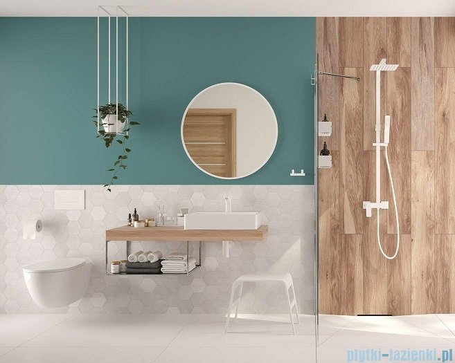 MISAです Miska WC wisząca 302 biała bezkołnierzowa Rimless tornado