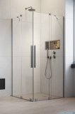 Radaway Furo Brushed Nickel  KDD kabina 120x100cm szczotkowany nikiel 10105120-91-01L/10105100-91-01R
