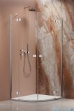 Radaway Fuenta Pdd kabina 100x80cm chrom połysk szkło przejrzyste 1384003-01-01L/1384002-01-01R