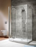 Radaway Kabina prysznicowa Almatea KDJ+S 80x90x80 lewa szkło przejrzyste + brodzik Doros D + syfon 31556-01-01L1/31556-01-01L2
