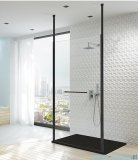 Sanplast Altus PII/ALTIIa kabina walk-in 150x212 cm czarny matowy 600-121-2791-59-401