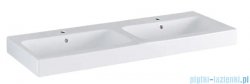Geberit iCon Umywalka ścienna podwójna z otworami na baterię 120x48 cm 124120000