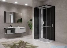 Novellini Glax 2 2.0 kabina z hydromasażem 100x70 lewa biała G22A107ST1-1UH