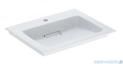 Geberit One CleanDrain Umywalka prostokątna z otworem na baterię 60x48cm KeraTect 505.002.00.1
