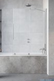 Radaway Furo Brushed Nickel PND II parawan nawannowy 120cm prawy szczotkowany nikiel 10109638-91-01R/10112594-01-01