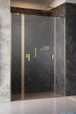 Radaway Nes Dwjs Brushed Gold drzwi wnękowe 130cm lewe szczotkowane złoto 10038130-99-01L