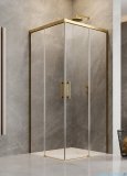 Radaway Idea Gold Kdd kabina 80x75cm złoty połysk/szkło przejrzyste 387061-09-01L/387066-09-01R