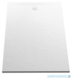New Trendy Mori brodzik konglomeratowy prostokątny 100x90x3 cm biały B-0434