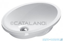 Catalano Sottopiano 57 umywalka podblatowa 57x42 cm biała 1SONN00