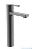 Roca Naia bateria umywalkowa sztorcowa wysoka Brushed Titanium Black EVERLUX-PVD A5A3B96NM0