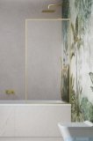 Radaway Modo F SL Brushed Gold PNJ II parawan nawannowy 70cm prawy szczotkowane złoto/przejrzyste 10406070-99-01R