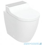 Geberit urządzenie WC z funkcją higieny intymnej AquaClean Tuma Comfort, stojąca miska WC biała/stal 146.310.FW.1