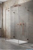 Radaway Essenza Pro Brushed Copper Kdj+S kabina 75x90x75cm lewa szczotkowana miedź 10097390-93-01L/10098075-01-01/10098075-01-01